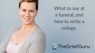 How to write a moving eulogy [upl. by Phares]