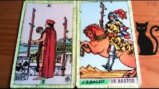 Combinaciones tarot con EL DOS DE BASTOS  ARCANOS MENORES DE BASTOS Por TARA [upl. by Saqaw]