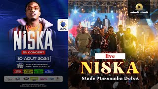 CONCERT INEDIT DE NISKA 🔥 AU STADE ALPHONSE MASSAMBA DEBAT 🇨🇬 [upl. by Abdul]