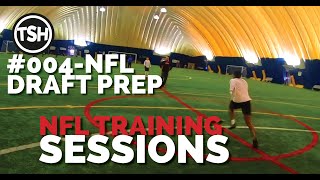 NFL Training Sessions 004  1819  NFL Draft Prep [upl. by Adnohsirk]