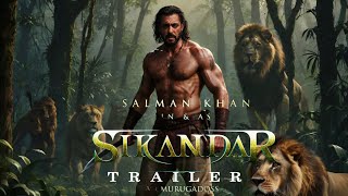 Sikandar Trailer  Salman Khan  Rashmika Mandanna  AR Murugadoss  Sunil Shetty  Sikandar Movie [upl. by Schuyler]