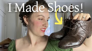 I Made Shoes  Beginner Shoemaking Tips and Tools [upl. by Culosio]