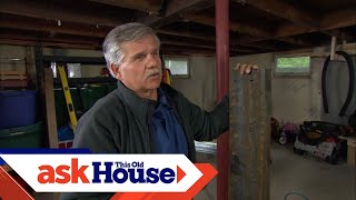 How to Repair a Damaged Carrying Beam  Ask This Old House [upl. by Gage]