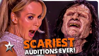 SCARIEST Auditions EVER on Got Talent [upl. by Kerk883]