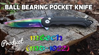 MTech RAINBOW Button Lock Folding Pocket Review Mt1022 [upl. by Rabaj897]