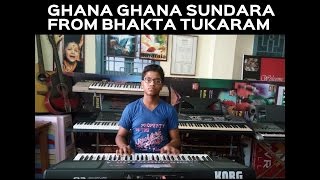 ghana ghana sundara from bhakta tukaram on keyboard by by pvsatyanarayana [upl. by Calderon267]