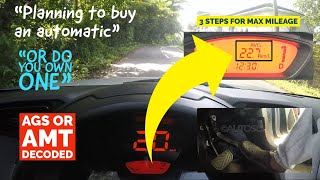 How to Drive an AGS or AMT Transmission 😨  Maximum Fuel Efficiency  3 Easy Steps  AUTO SURGEON [upl. by Casilda]