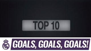 Top 10 Real Madrid goals against Barcelona [upl. by Walrath]