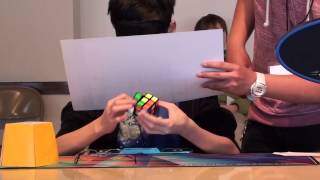 13130 Official Rubiks Cube Blindfolded [upl. by Nahsar197]