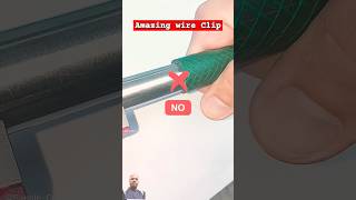 How to securely fasten a hose to a pipe with a wire  shorts lifehack ideas diy tools wire [upl. by Able]