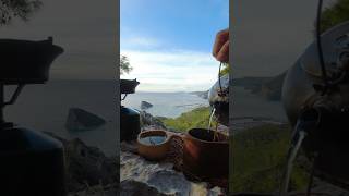 During our nature hike we made thyme tea  nature hiking thyme tea view adventure [upl. by Suhail280]