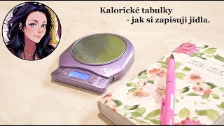 Kalorické tabulky  jak si zapisuji jídla [upl. by Nnylsaj]