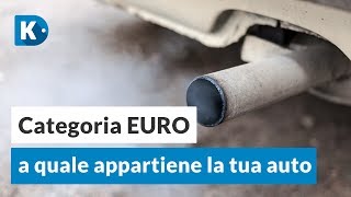 Come sapere la CATEGORIA EURO della tua auto [upl. by Akere]