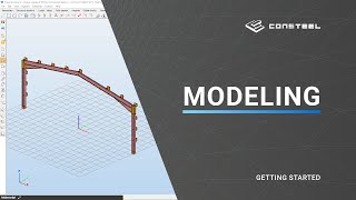 Getting started with Consteel  How to model a haunched frame [upl. by Past130]