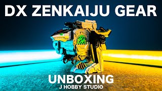 Kikai Sentai Zenkaiger DX Zenkaiju Gear  Unboxing and Morph Sound [upl. by Anirdna416]