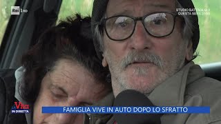 Famiglia vive in auto dopo lo sfratto  La Vita in Diretta 26032024 [upl. by Agnizn548]