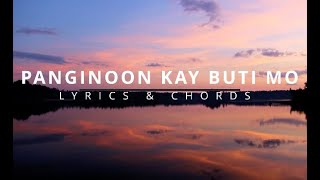 PANGINOON KAY BUTI MO Lyrics amp Chords  Walton Zerrudo [upl. by Arot]