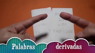 Palabras derivadas Prefijos y sufijos [upl. by Aisayn]