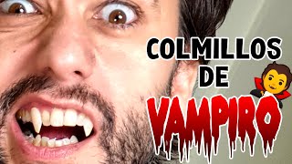 Colmillos de VAMPIRO fáciles y baratos  Tutorial express para 🧛‍♀️HALLOWEEN🧛‍♀️ Maquillaje VFX [upl. by Dine]