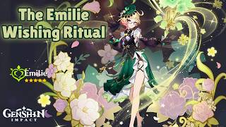 THE ULTIMATE EMILIE WISHING CATALYST RITUAL  Emilie Banner Pulls  Genshin Impact [upl. by Yelsna437]