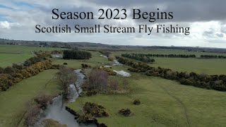 The 2023 Brown Trout Season Begins  Scottish Small Stream Fly Fishing [upl. by Anoi350]