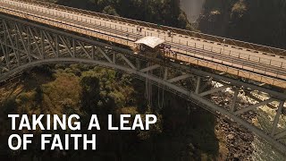 Bungee Jumping Off Victoria Falls Bridge  Zimbabwe [upl. by Winnie725]