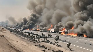 500 US troops who just landed in Ukraine run into the forest and are ambushed by Russian troops [upl. by Aalst566]