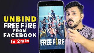 How to Unbind Free Fire Account from Facebook  Unlink Free Fire id to Facebook id  Disconnect FF [upl. by Pacien]