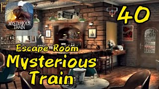 Escape Room Mysterious train Level 40 Walkthrough [upl. by Ranita390]