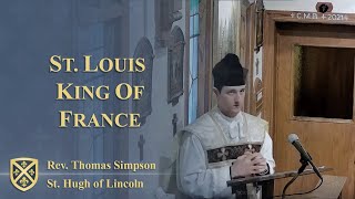 St Louis King of France  Rev Thomas Simpson [upl. by Ailam]