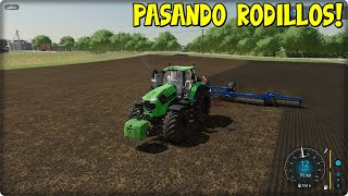 FS 22  PASANDO RODILLOS Y ESCARDADOR [upl. by Rosalinda]