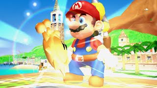 Super Mario Sunshine HD  All Delfino Plaza Shines [upl. by Glynis]