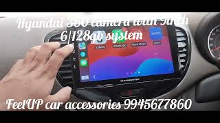 Hyundai 360 camera with 6128gb wireless Android auto amp carplay system having Sony best camra len [upl. by Laise]