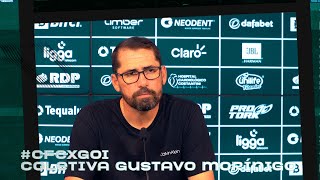 Coritiba 3 x 0 Goiás  Coletiva Gustavo Morínigo [upl. by Carli]