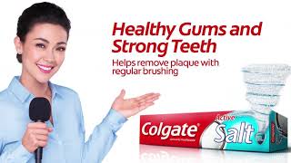 ALAT Healthier Gums with Colgate Active Salt [upl. by Meisel70]