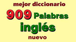 ✅ 909 Palabras en ingles ¡Aprender vocabulario en ingles y español para principiantes [upl. by Hennessy843]