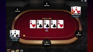 10kNL Owen Messere Vs Kevin Paque  High Stakes Poker [upl. by Ayardna]