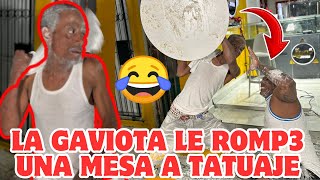 LA GAVIOTA Y TATUAJE SE FAJAN EN EL RETO DE LA HARINA [upl. by Minette]