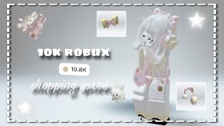 10k robux shopping spree 🍡🍮🐾 [upl. by Allertse371]