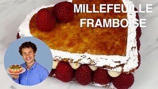 RECETTE DU MILLEFEUILLE FRAMBOISE [upl. by Casi]