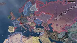 Democratic German polish alliance  Hoi4 Timelapse [upl. by Deehahs]