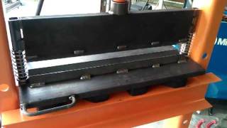 Homemade Press Brake for Harbor Freight 20 Ton Shop Press [upl. by Annnora261]