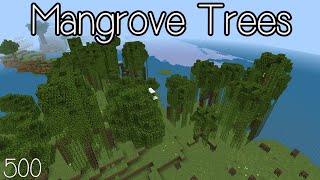 How To Build Stampys Lovely World 500 Mangrove Trees Part 3 [upl. by Toille563]