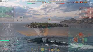 z46  us vs unicum div  World of Warships  destroyer [upl. by Daphne]