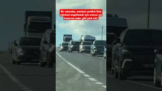 Bir vatandaş emniyet şeridini ihlal edenleri engellemek için keşfet viral sondakika [upl. by Pisano258]