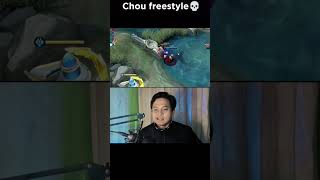 chou freestyle ❌ reaction mobilelegends tiktok [upl. by Lucine]