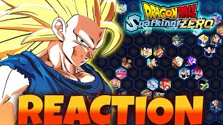 NEW SPARKING ZERO GOKU VS VEGETA TRAILER amp ROSTER HINT REACTION [upl. by Portuna]