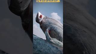 समुद्र की सबसे बड़ी शिकारी मछली 😱 fact shark shorts whiteshark viralvideo ytshorts animals [upl. by Myers403]