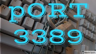 Port 3389 RDP Security keyword [upl. by Annauqal]