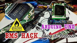 Laptop battery data retrieval and reset with arduino  BMS HACK arduino i2cprotocol part 3 SMBus [upl. by Vlad]